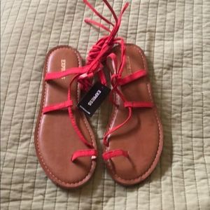 Express Sandals never been worn